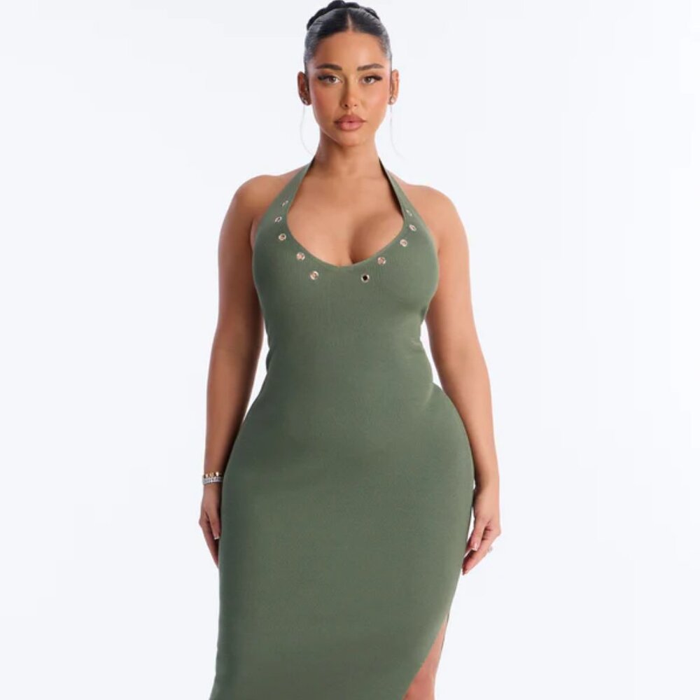 Switch It Up Halter Maxi Dress